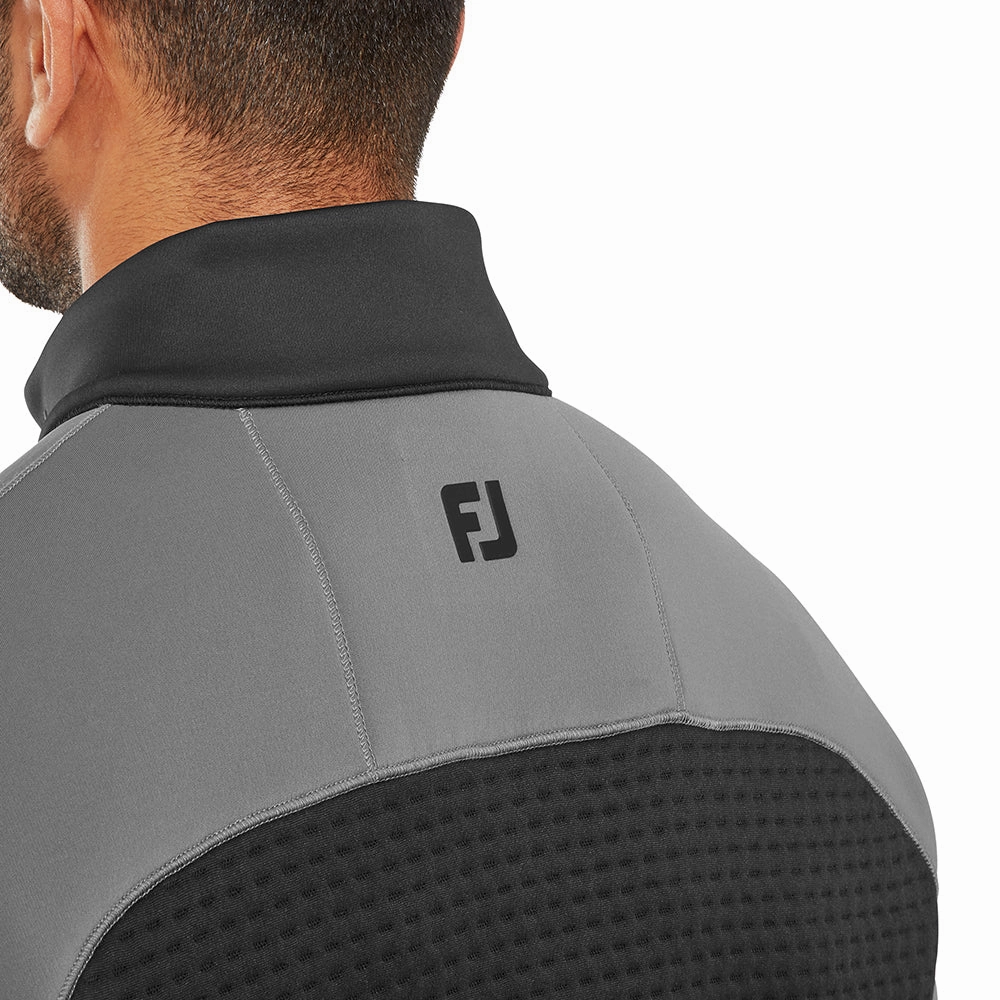 FootJoy ThermoSeries Jacquard Midlayer - Black/Charcoal product birthday allure