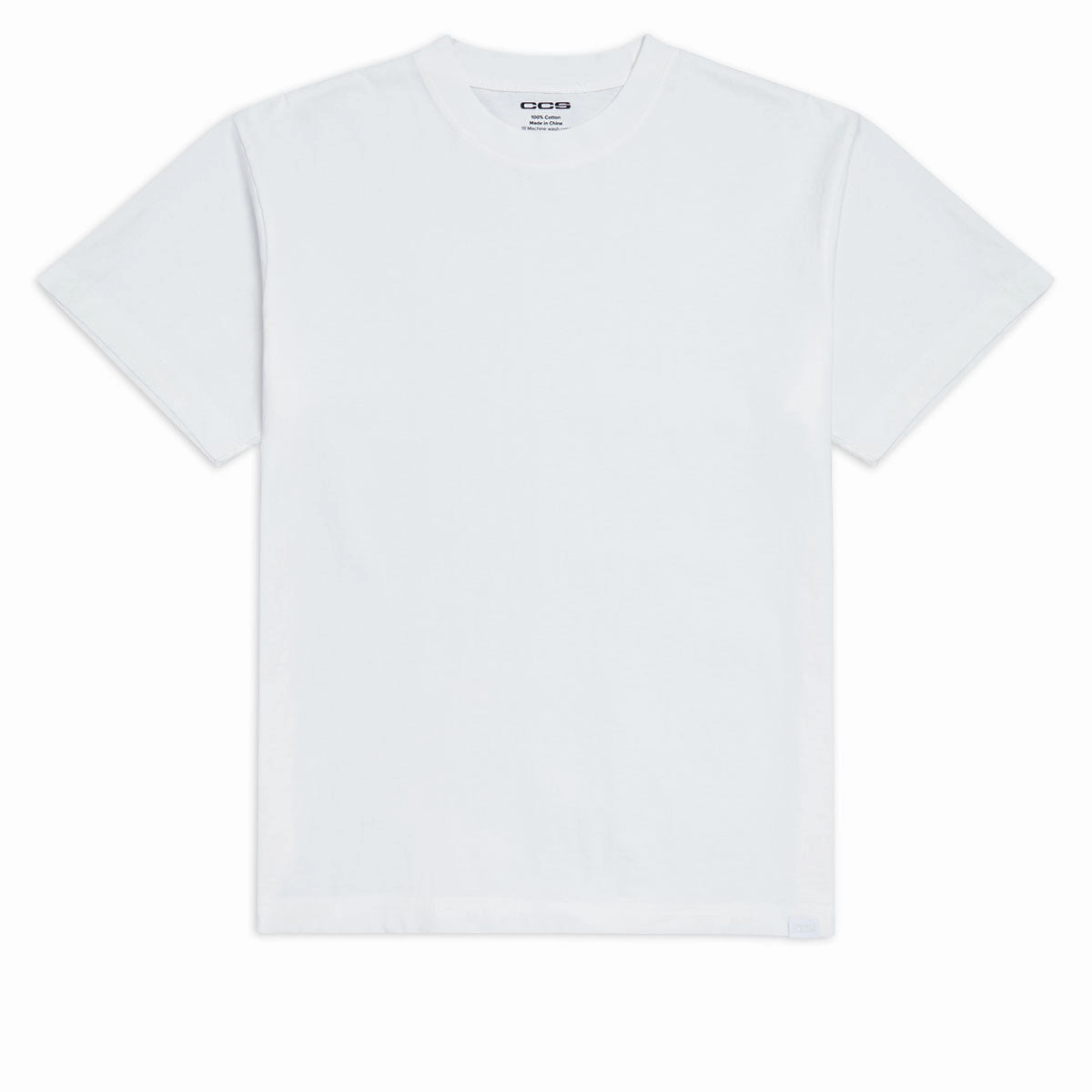Stretch Fabric Technology Stylish Comfort CCS Heavier T-Shirt - White