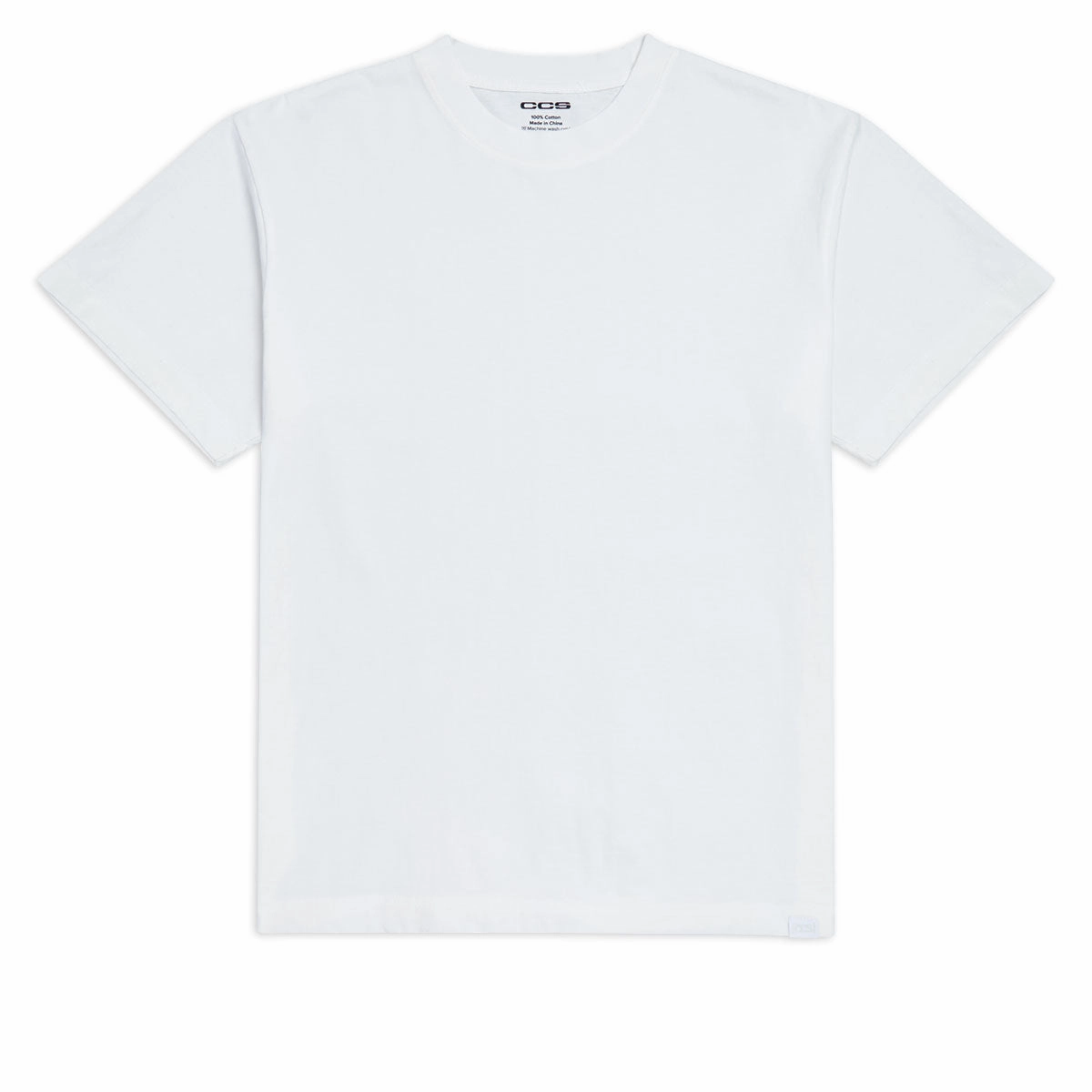 Easy-to-Match Preppy CCS Heavier T-Shirt - White