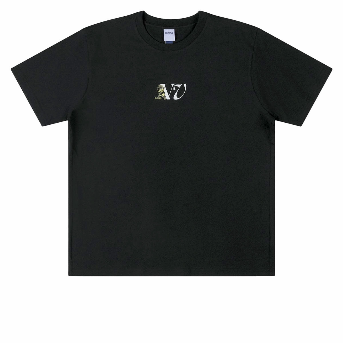 monochromatic Universal Silhouette Rivvia Our Mate T-Shirt - Black