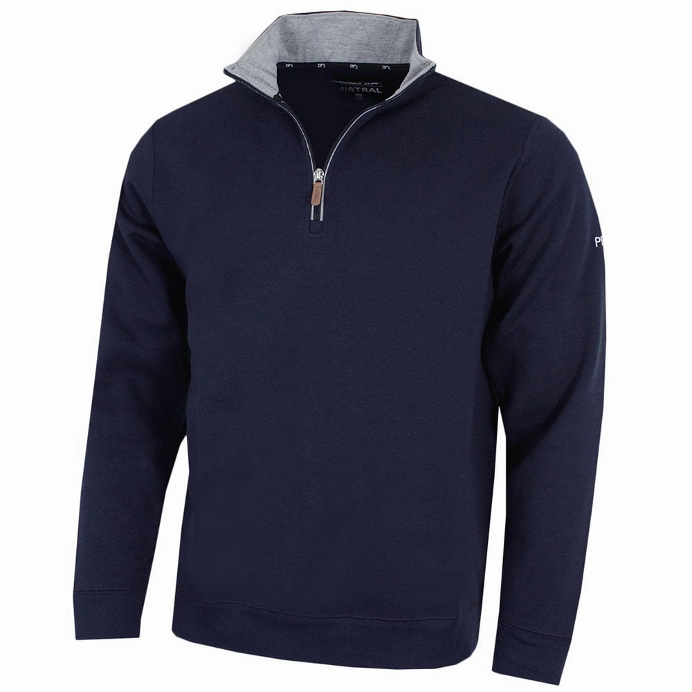 Sports Wear product cycling suitability ProQuip Mistral 1/4 Zip Sweater - Navy