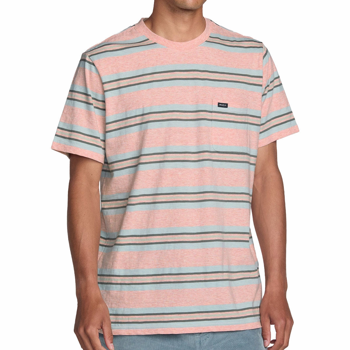 All-Day Comfort Wear Stylish Fit RVCA Magnolia T-Shirt - Peach