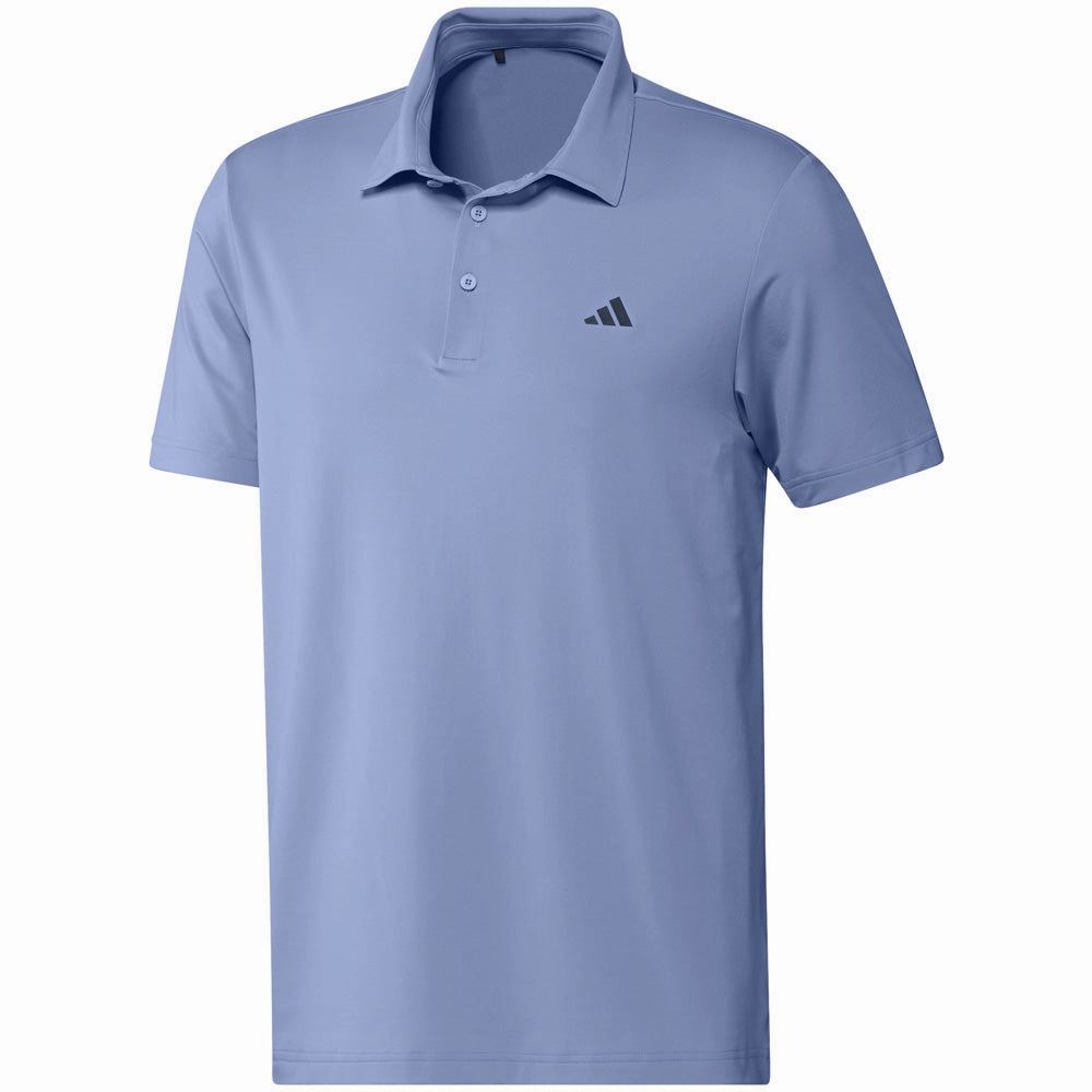adidas Ultimate365 Solid Polo Shirt - Blue Spark TexturedWeavePattern Non-toxic