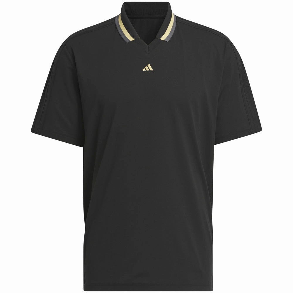 adidas Ultimate365 Jersey Polo Shirt - Black Simple and Relaxed