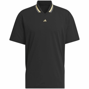 adidas Ultimate365 Jersey Polo Shirt - Black Simple and Relaxed