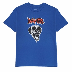 Baker Bark T-Shirt - Royal Blue BreathableFabric High Density Fabric