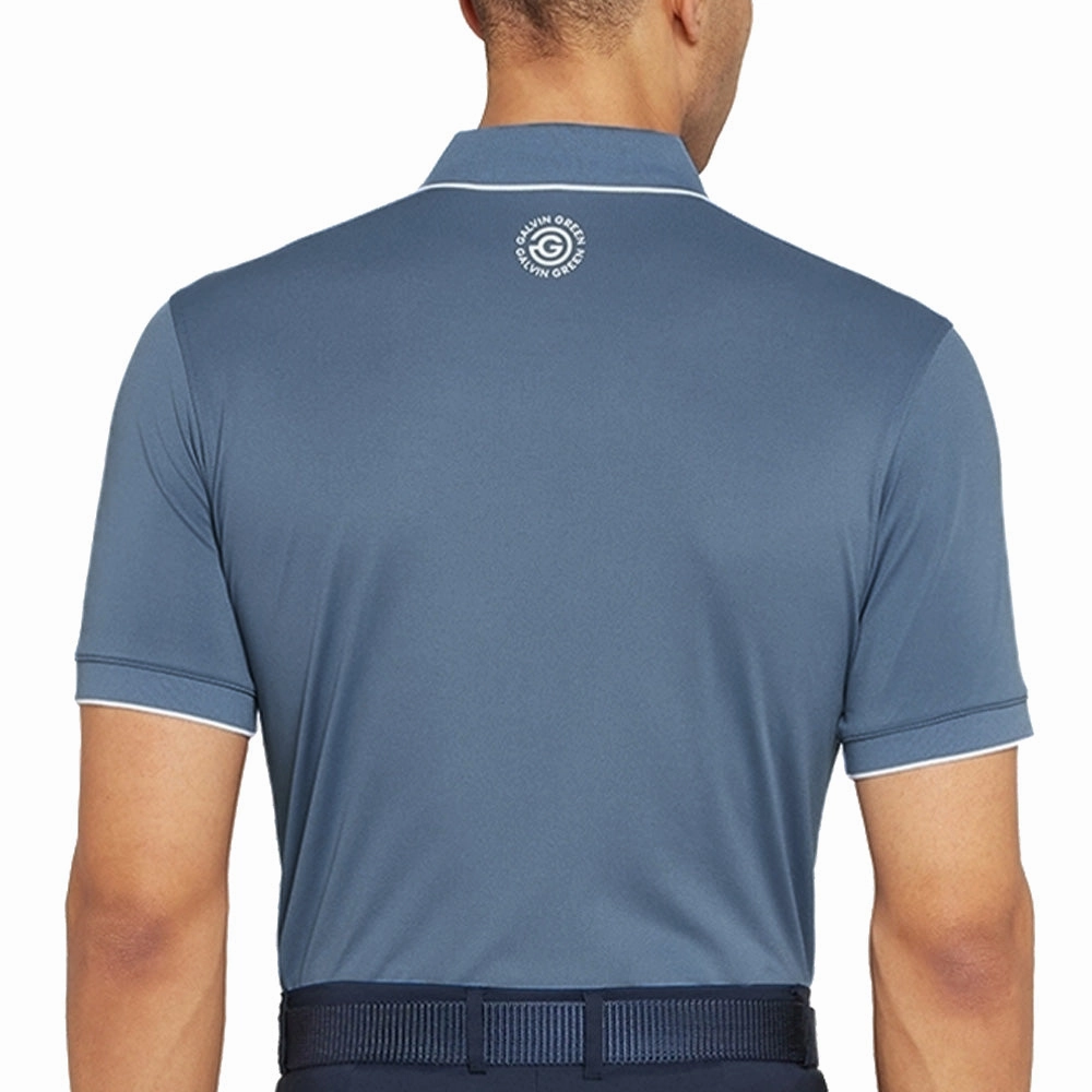 Fashion Essential Relaxed Look Galvin Green Marty Polo Shirt - Moonlight Blue