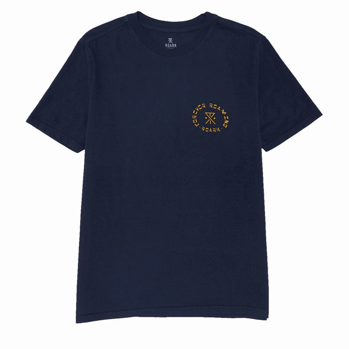 High Density Cotton Roark Jaguar T-Shirt - Navy