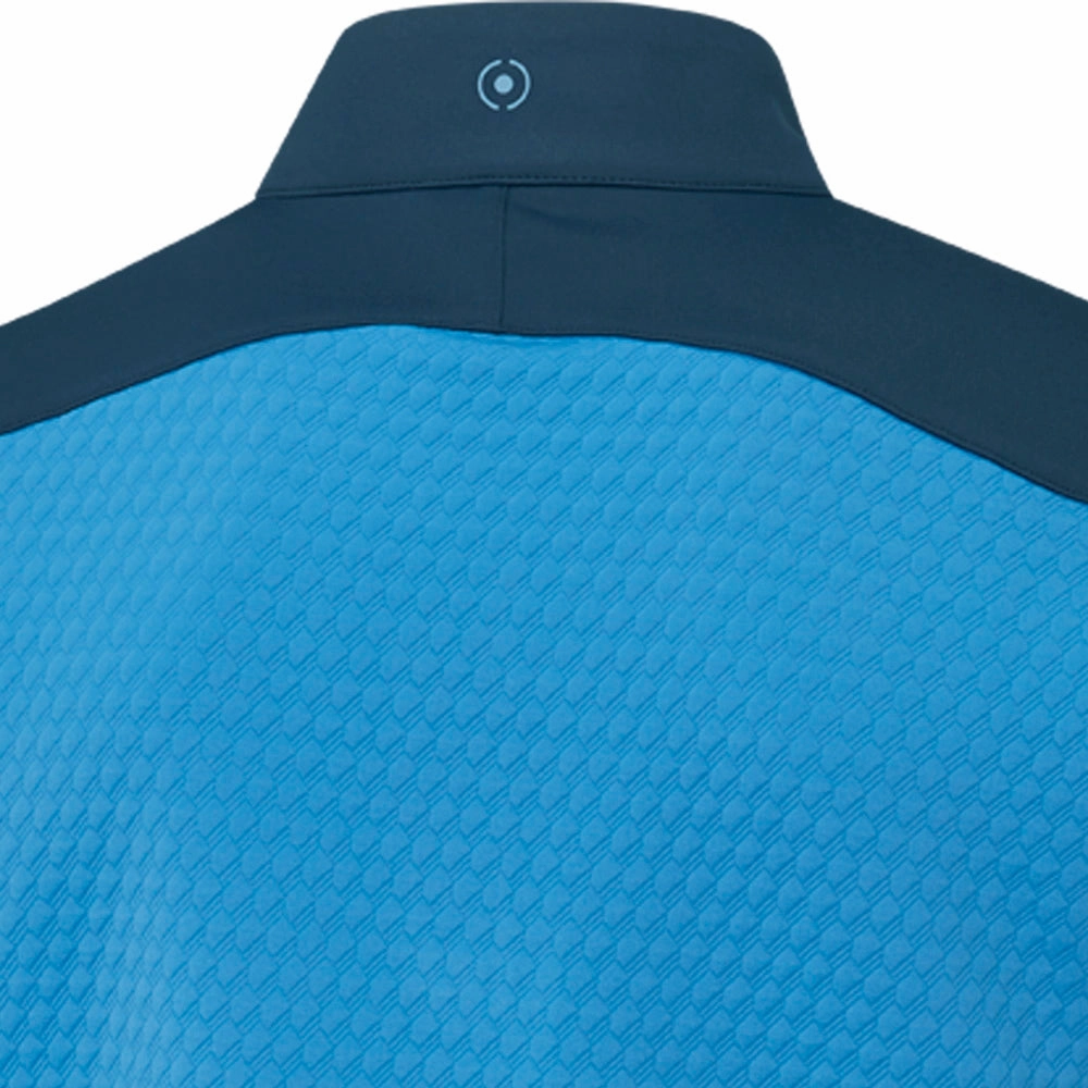 product urban style quotient Ping Nolan 1/4 Zip Pullover - Tidal Blue/Navy
