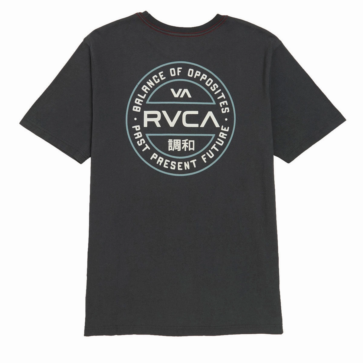 RVCA Fuel Cap T-Shirt - Pirate Black Ethically Sourced Cotton