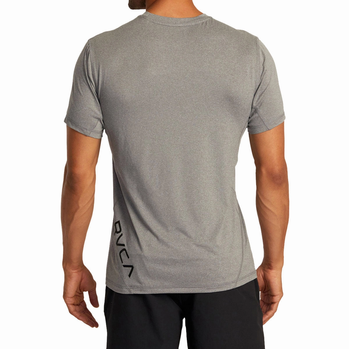 weekday wear RVCA Sport Vent Sleeve T-Shirt - Heather Grey