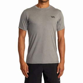Casual Appeal Comfy Apparel RVCA Sport Vent Sleeve T-Shirt - Heather Grey