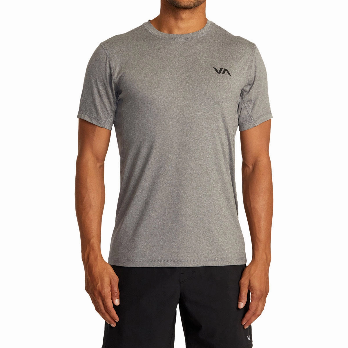 Casual Appeal Comfy Apparel RVCA Sport Vent Sleeve T-Shirt - Heather Grey