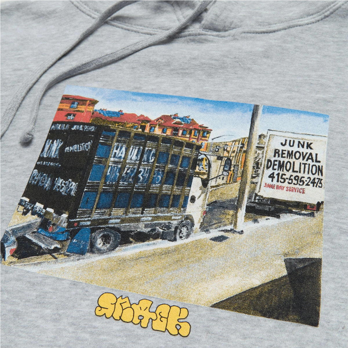 Muskrat like Travel Companion Snack Junk Removal Hoodie - Grey