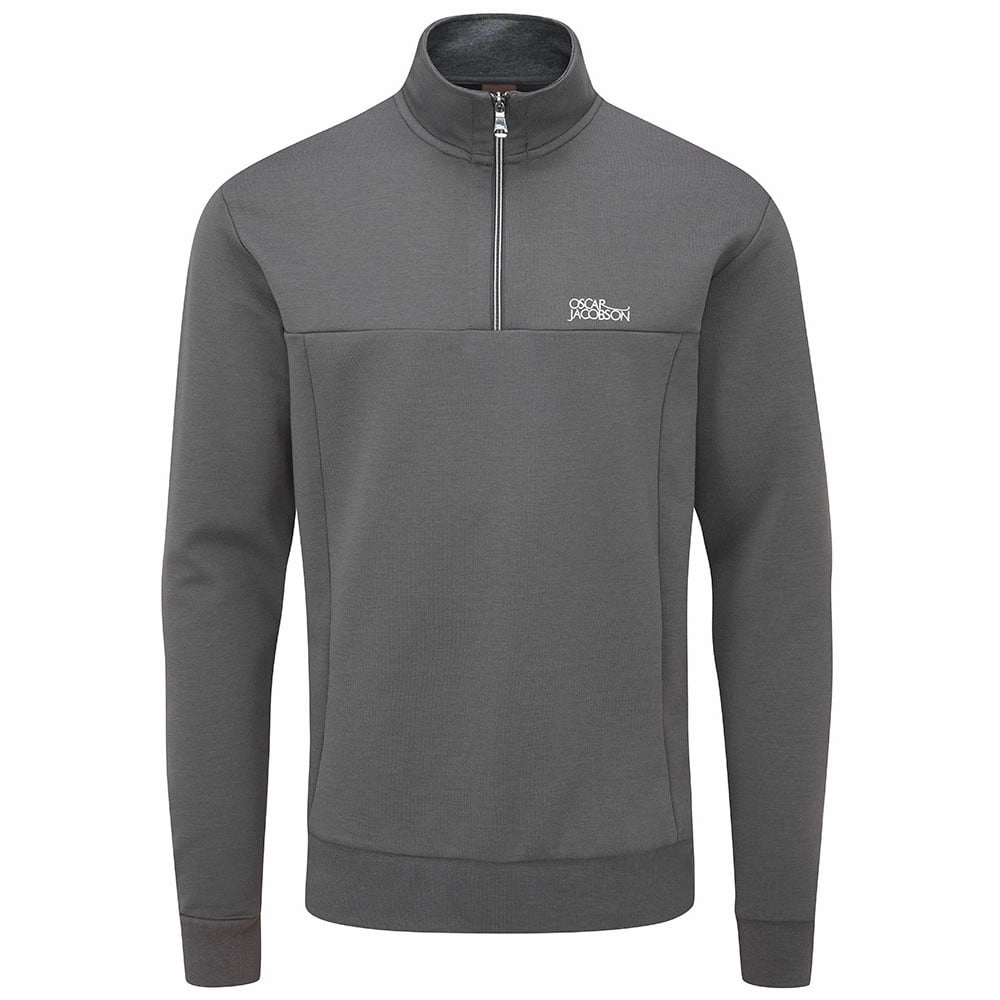 short sleeves Oscar Jacobson Hawkes Tour Pullover - Charcoal
