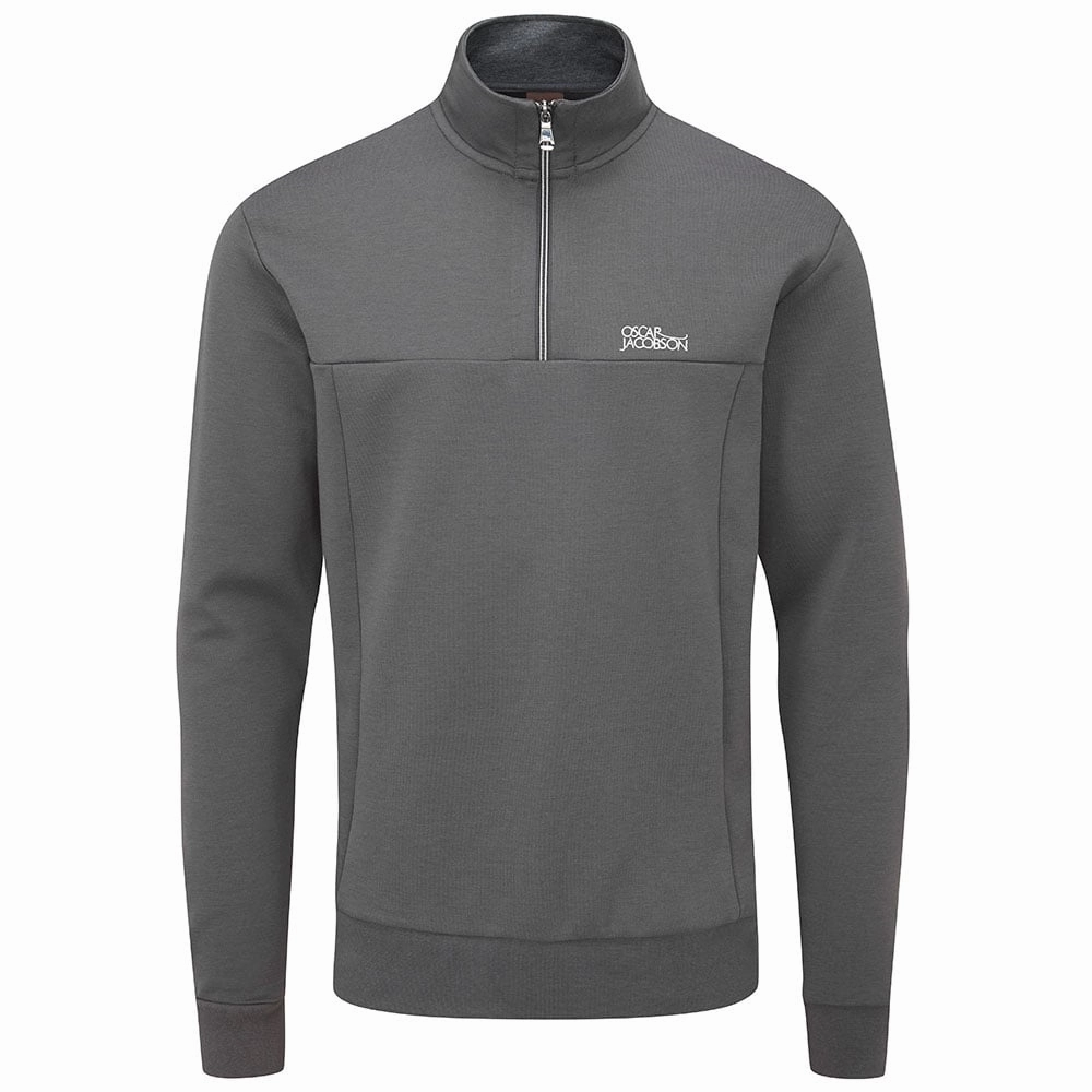 Oscar Jacobson Hawkes Tour Pullover - Charcoal Urban Chic