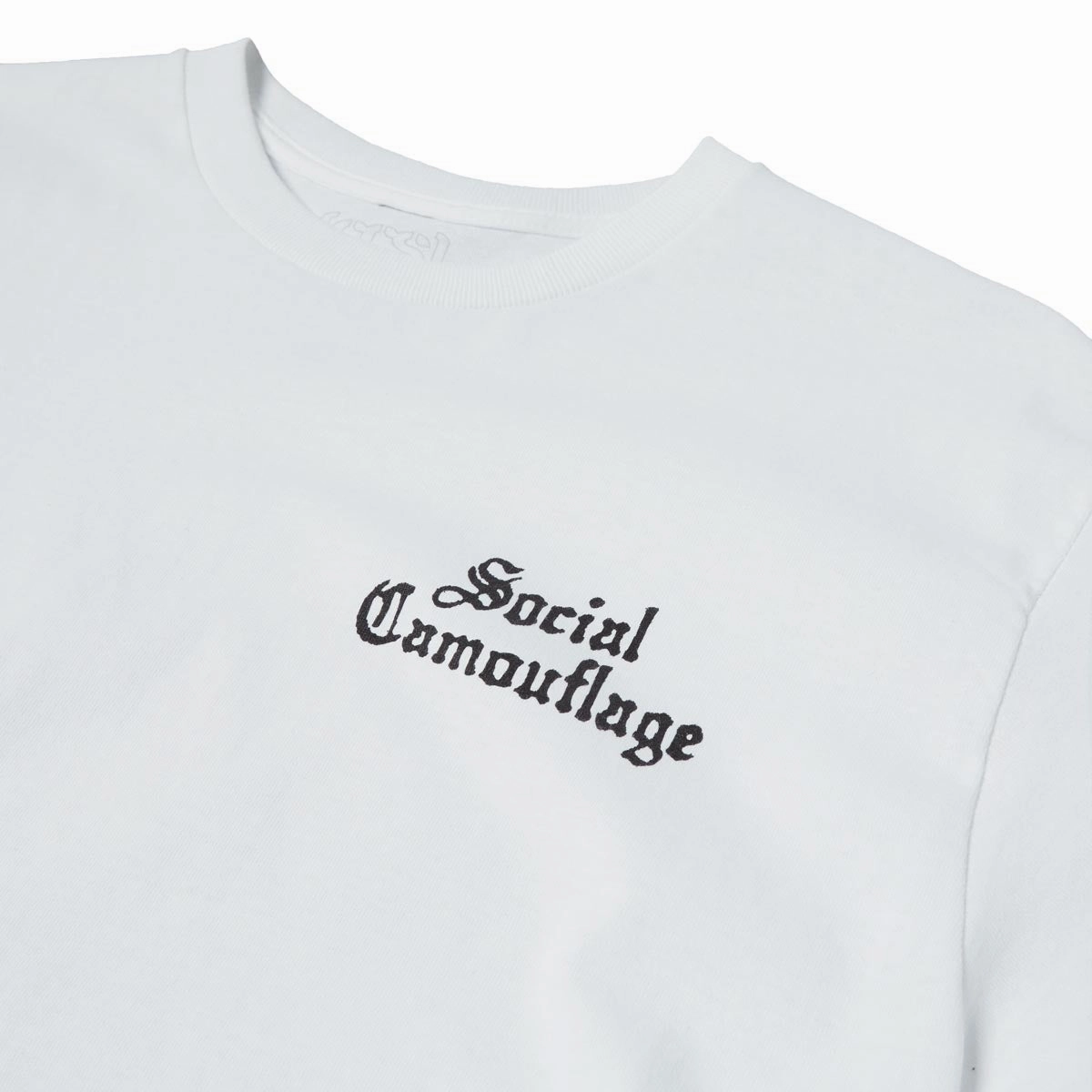 CCS Social Camouflage Party T-Shirt - White Simple Wear MultiPly Fabric