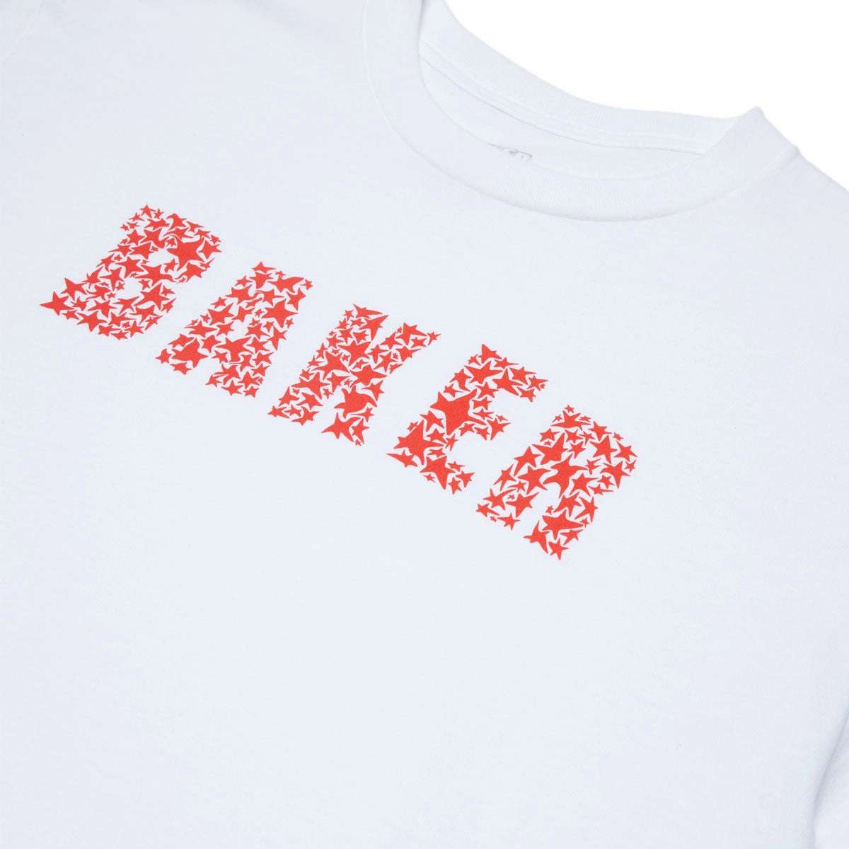 Baker Get Lost T-Shirt - White/Red Comfy and Versatile Fun and Relaxed
