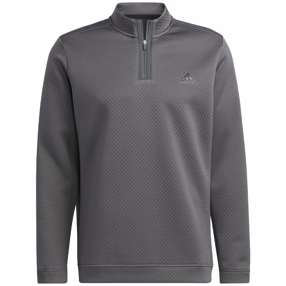 adidas DWR 1/4 Zip Pullover - Grey Six Bar Hopping