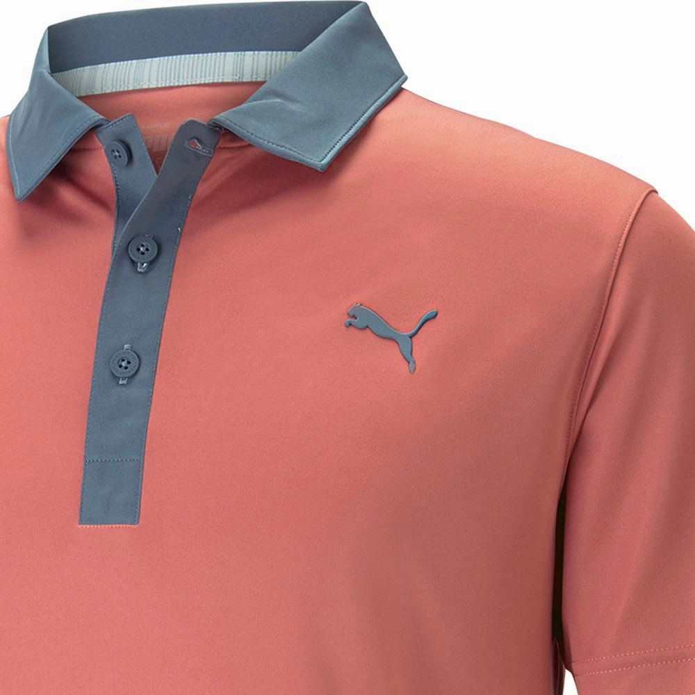 NonRestrictive Cut Puma Gamer Polo Shirt - Heartfelt/Evening Sky