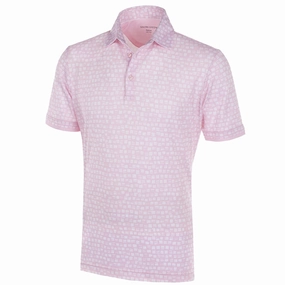 Galvin Green Mack Veltil8  Polo Shirt - Light Pink/White AllSeasonWear Oversized Silhouette