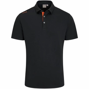 Ping Inver Polo Shirt - Black cyber monday Relaxed fit style