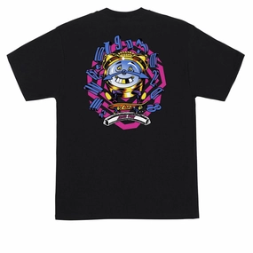 Universal Silhouette ZeroDistressFinish Santa Cruz Grabke All Around T-Shirt - Black
