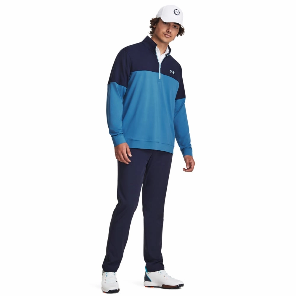 product ombre gradient Under Armour Storm Midlayer 1/2 Zip Pullover - Cosmic Blue/Midnight Navy