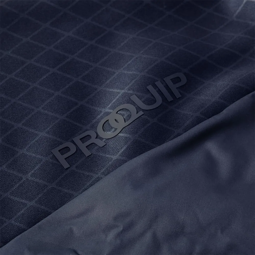 All Day Wear AdjustableCuffs ProQuip Blizzard Quilt Puffer Jacket with Hood - Navy