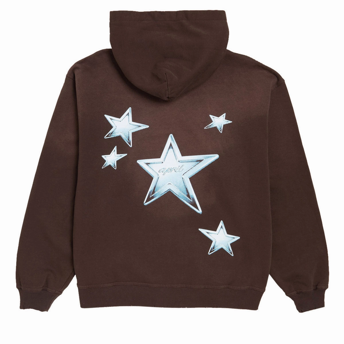 April Stars Zip Up Hoodie - Brown Lynx like Owl like