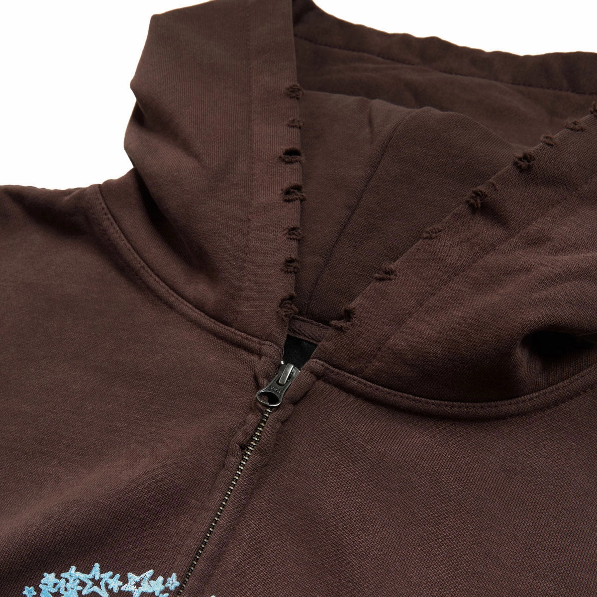 April Stars Zip Up Hoodie - Brown Formal Occasion