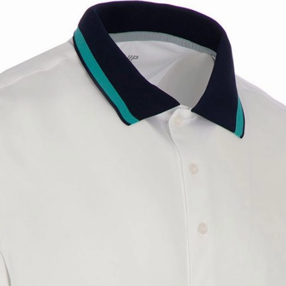 Sporty and Stylish ProQuip Sub7 Plain Polo Shirt - White/Porcelain
