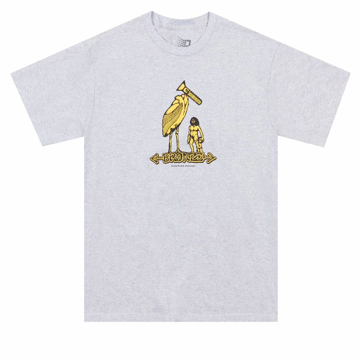 Bronze 56k Hardware History T-Shirt - Heather Grey family gathering