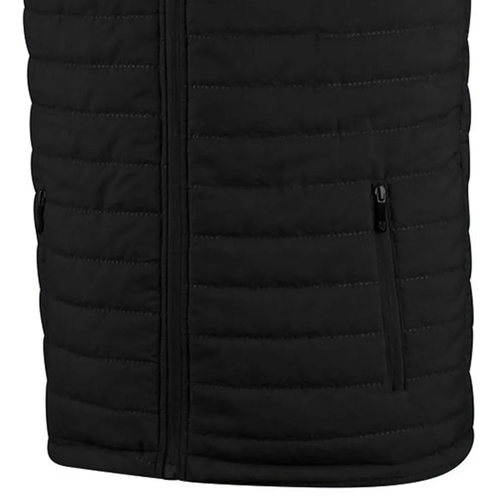 Island Green Heat Weld Padded Gilet - Black cute look