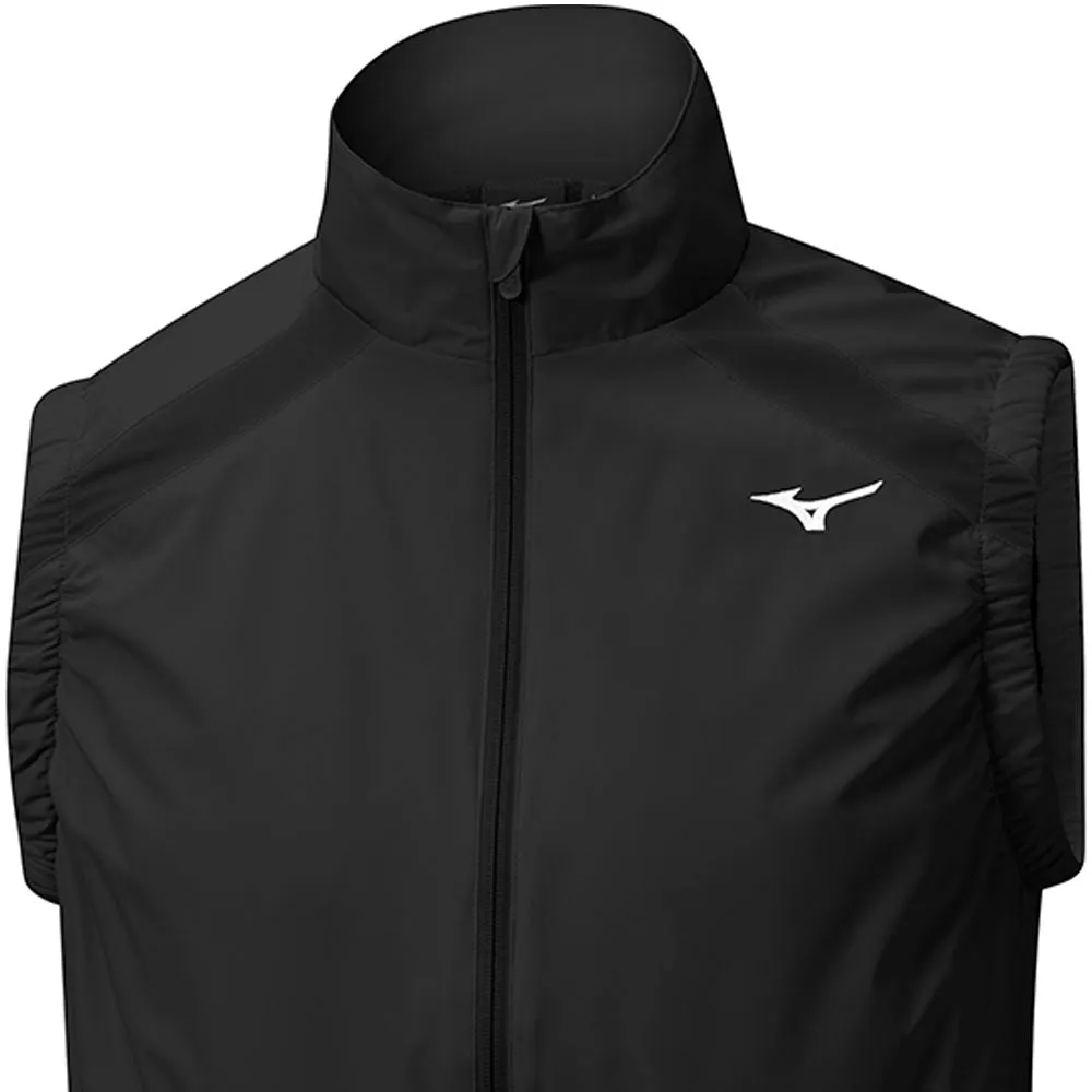 Mizuno Breath Thermo Move Tech Gilet - Black Solid elastic clothing