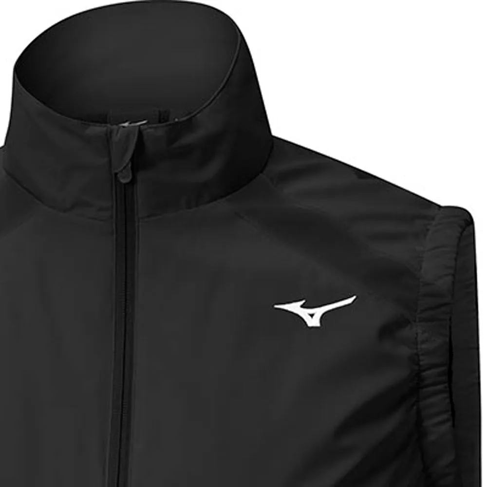 Eco Friendly Dye Mizuno Breath Thermo Move Tech Gilet - Black