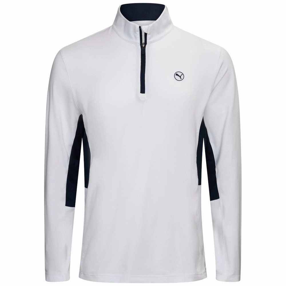 stain resistant coating Puma Pure 2.0 1/4 Zip Pullover - White Glow
