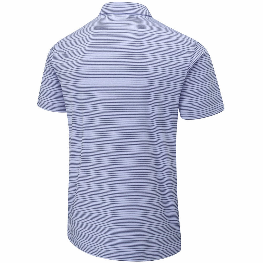 Ping Alexander Polo Shirt - Grapemist/Oxford Blue Loose fitting comfort