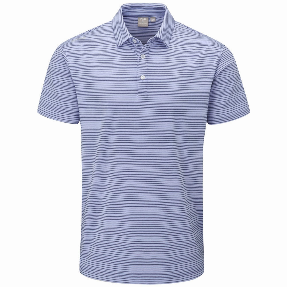 Ping Alexander Polo Shirt - Grapemist/Oxford Blue Functional Wearable Outdoor Gear
