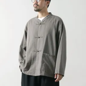 Trendy Outfit Ergonomic Sleeve Cut GOHEMP / Goku Wide Long-sleeved Shirt