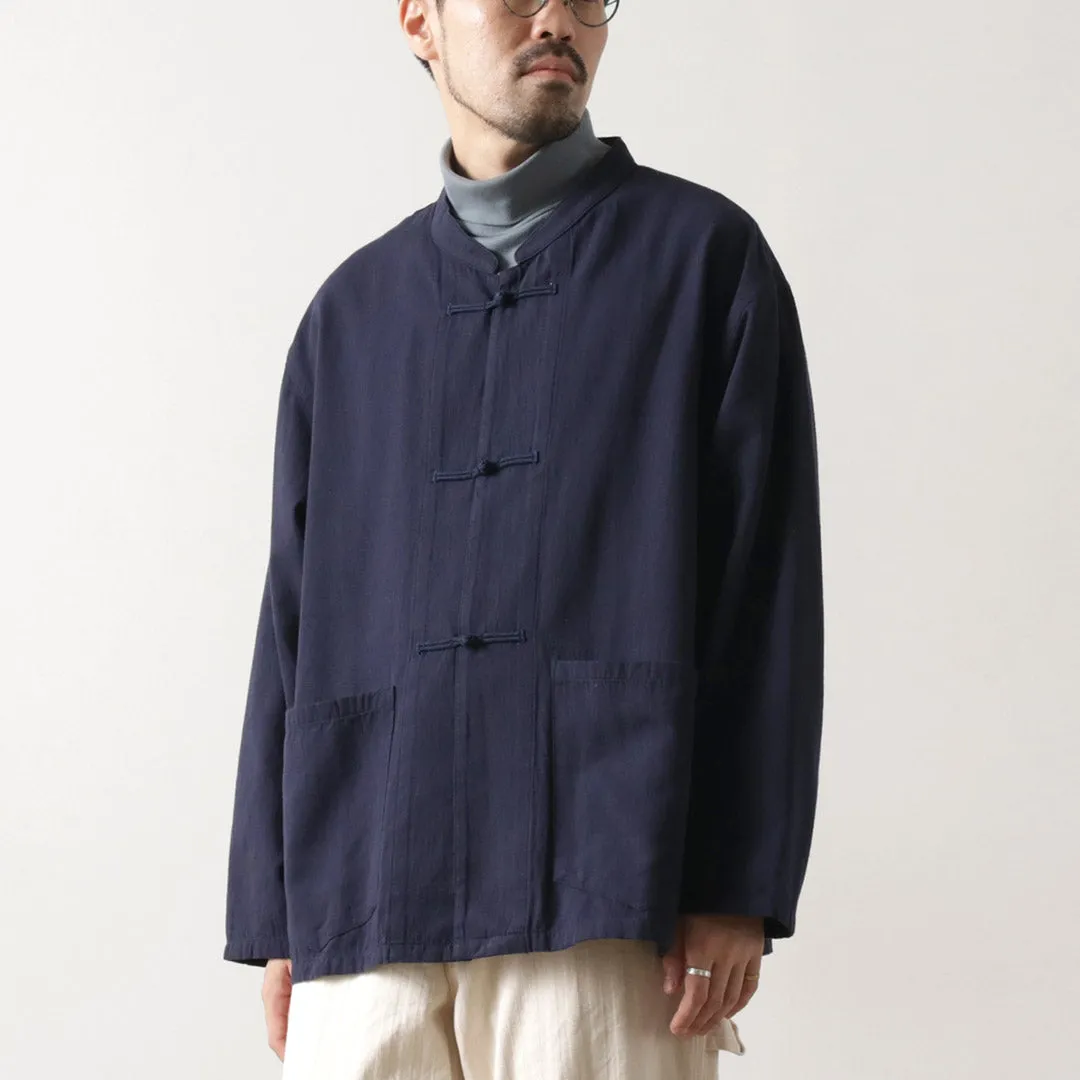 GOHEMP / Goku Wide Long-sleeved Shirt Trendy designs