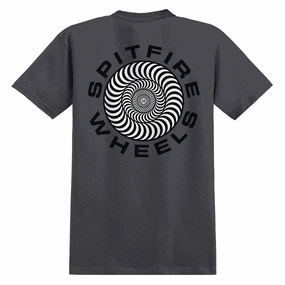 Fashionable Wear Spitfire Classic '87 Swirl Fill T-Shirt - Charcoal/Black/White