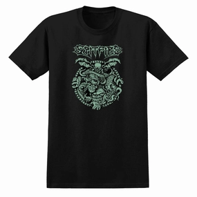OdorResistant Spitfire Demon Gate Glow T-Shirt - Black