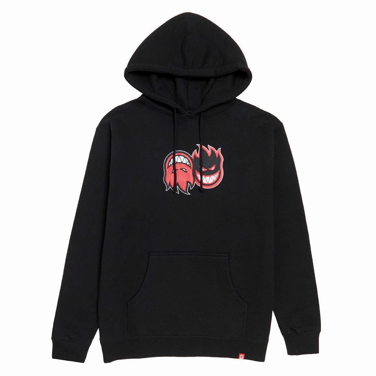 Bird like Numbat - Spitfire Eternal Fill Hoodie - Black/Red/White