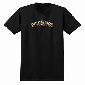 Cozy and Fashionable Spitfire Heatwave T-Shirt - Black