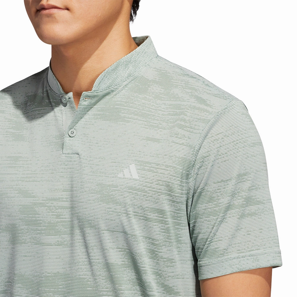 adidas Ultimate365 Sport Collar Polo Shirt - Silver Green Trendy popularity Airflow Ventilation System