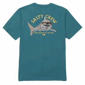 All-day Comfort Salty Crew Lurking T-Shirt - Hydro