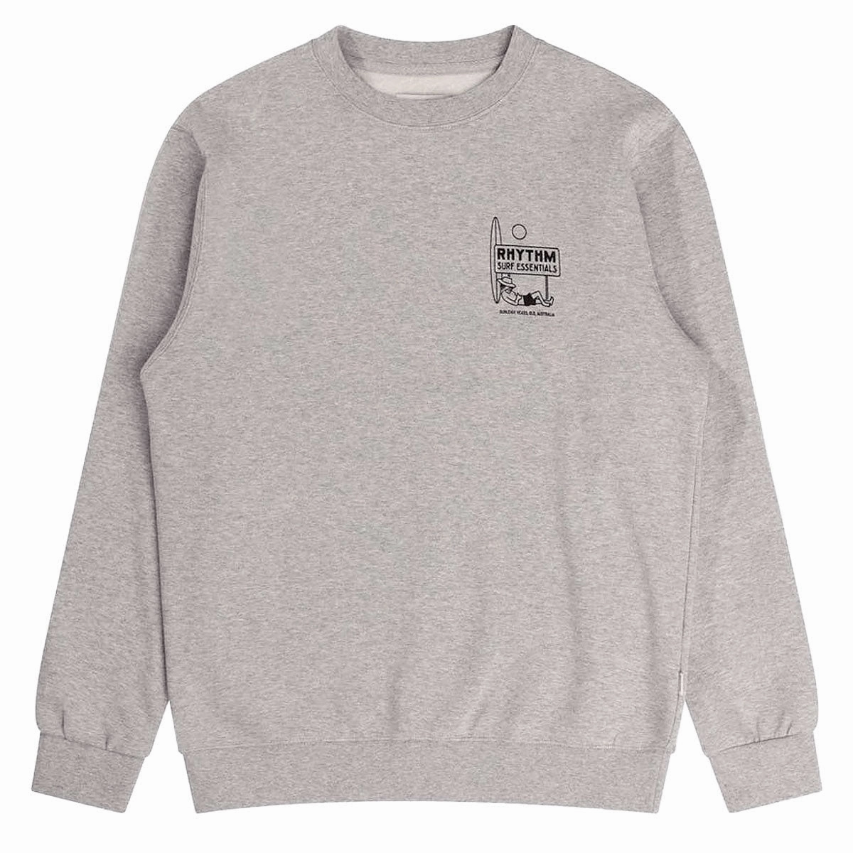 Pride wear Mainstream fashion Rhythm Siesta Fleece Crew Sweatshirt - Grey Heather
