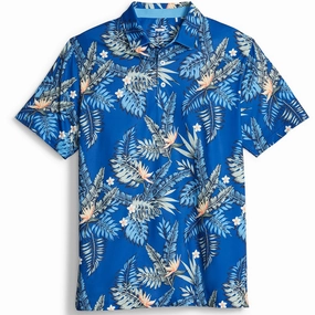 Puma Cloudspun Aloha Polo Shirt - Festive Blue Outdoor Fashion