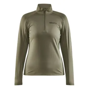 Style - conscious Craft Women's Core Gain Midlayer with 1/4 Zip in Rift Green AW24